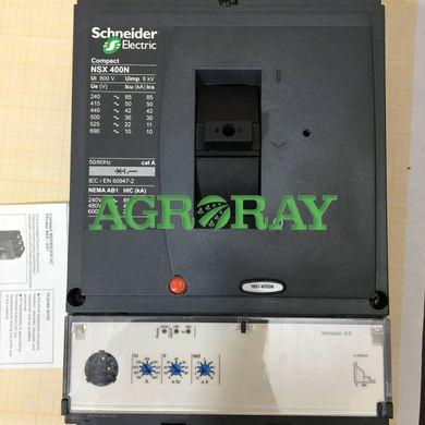 Автоматичний вимикач 3P3D MICROL 2.3 400A NSX400N LV432693 Schneider Electric