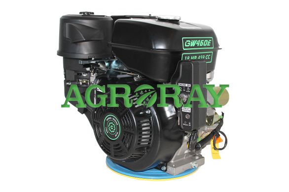 Двигун Grunwelt GW460FE-S / WM192FЕ-S, бензин 18,0 л. с., шпонка