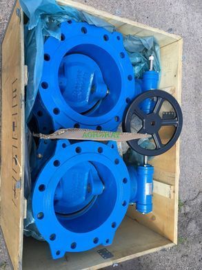 Затвор дисковый поворотный Czech Valve Group с электроприводом AUMA DN400 PN10