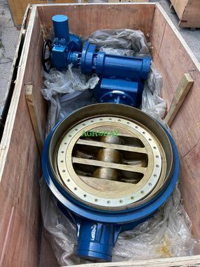 Затвор дисковый поворотный Czech Valve Group с электроприводом AUMA DN800 PN10
