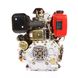 Двигатель WEIMA WM188FBE, вал  ШПОНКА, диз 12 л.с. 456cc, цилиндр сьемный, Электрический/ст.