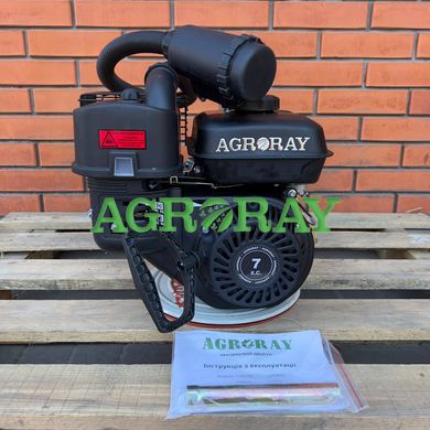 Двигун Agro-Ray AR170F-S, 20мм, шпонка, бензин 7к.с.