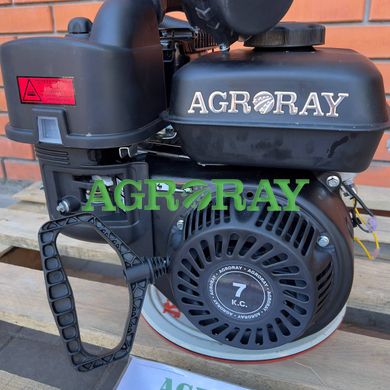 Двигун Agro-Ray AR170F-S, 20мм, шпонка, бензин 7к.с.